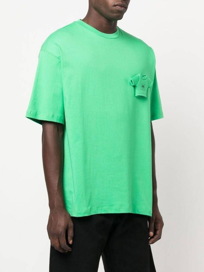Opening Ceremony T-shirt met logopatch Groen