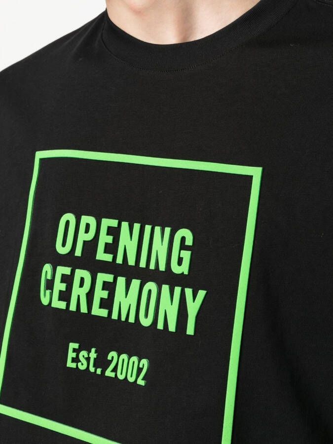 Opening Ceremony T-shirt met logoprint Zwart