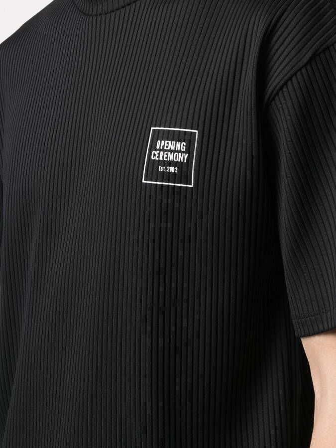 Opening Ceremony T-shirt met logoprint Zwart