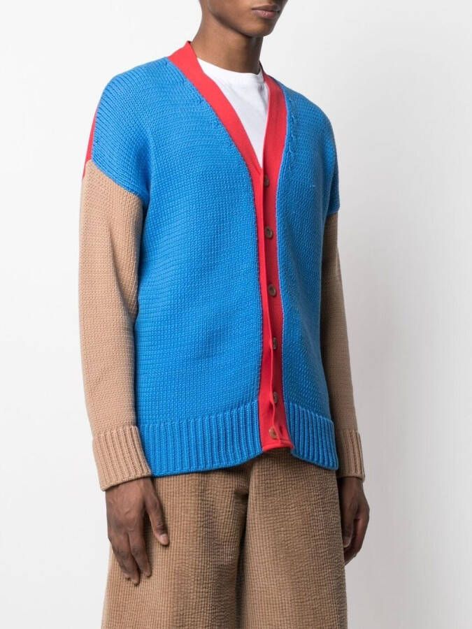 Opening Ceremony Vest met colourblocking Blauw