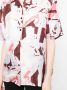 OpéraSPORT graphic-print silk shirt Paars - Thumbnail 5