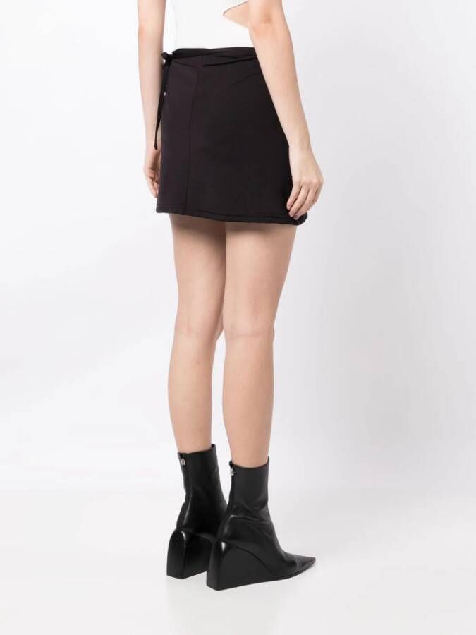 OpéraSPORT High waist wikkelrok Zwart