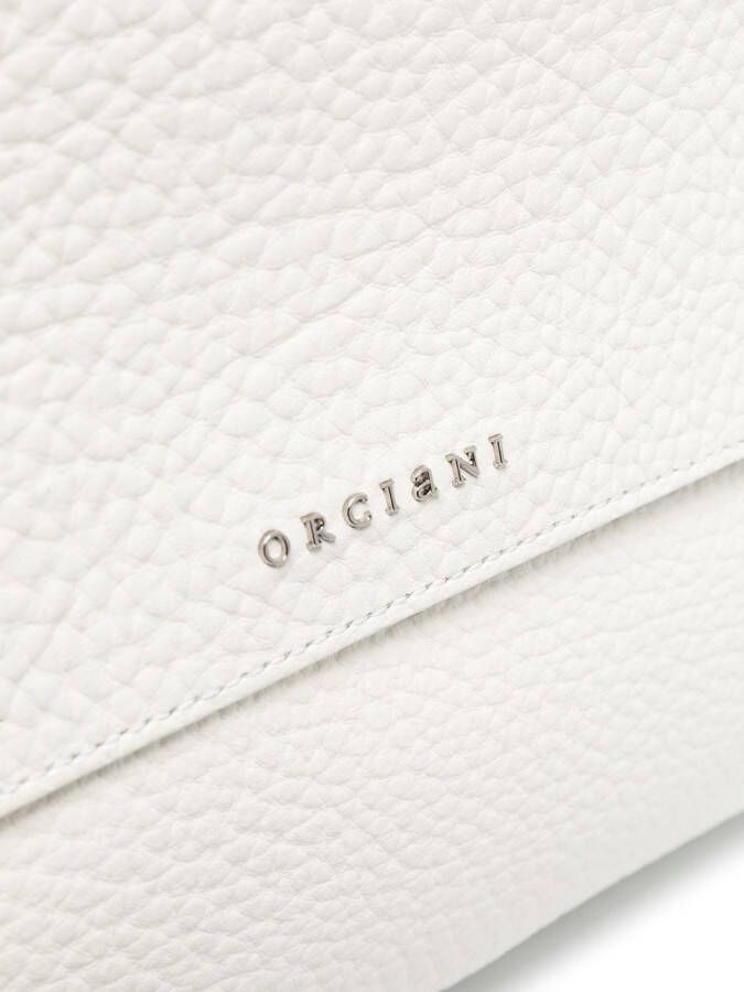 Orciani Shopper met handgreep Wit