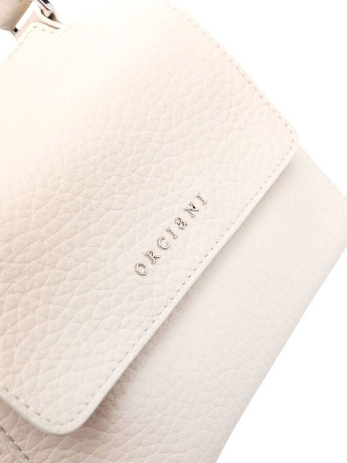 Orciani Tas met logo Beige