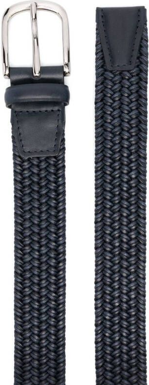 Orciani Gevlochten riem Blauw