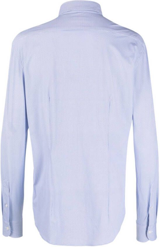 Orian Overhemd met gespreide kraag Blauw