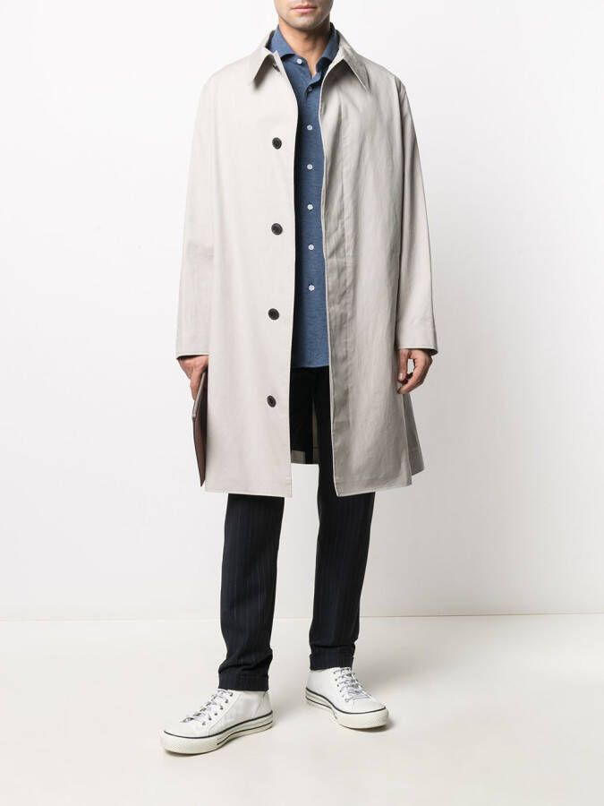 Orian Piqué overhemd Blauw