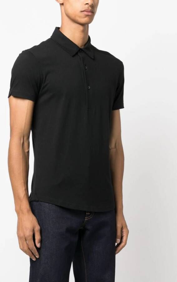 Orlebar Brown Katoenen poloshirt Zwart