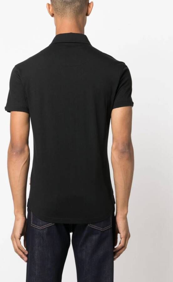 Orlebar Brown Katoenen poloshirt Zwart