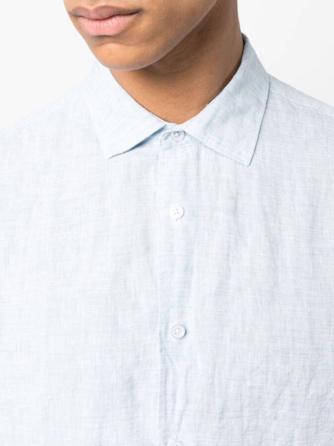Orlebar Brown Overhemd met knoopsluiting Blauw