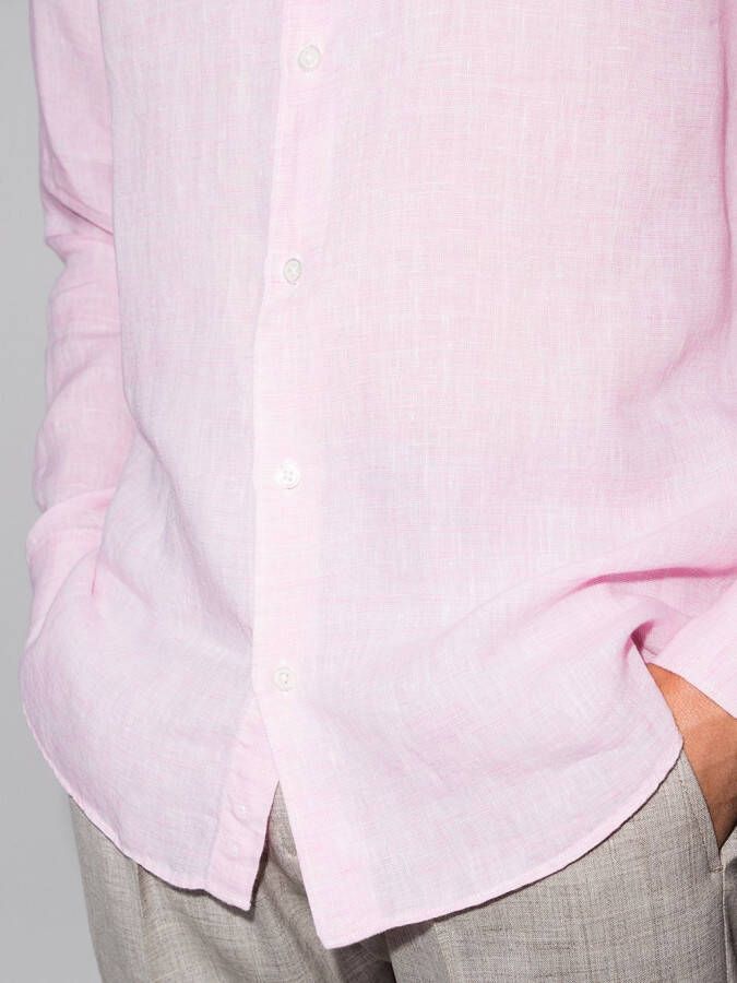 Orlebar Brown Gestreept overhemd Roze