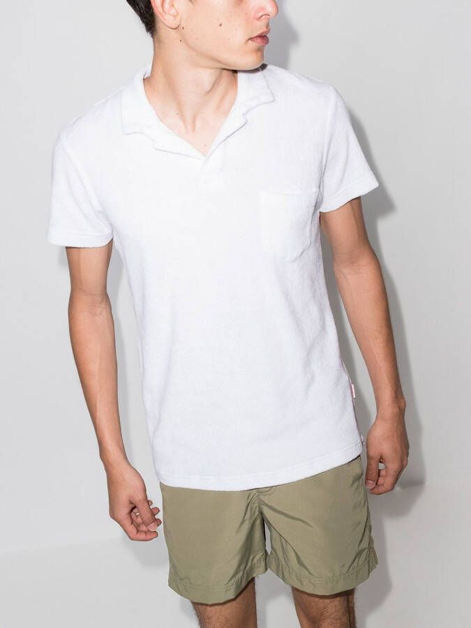 Orlebar Brown Poloshirt met korte mouwen Wit