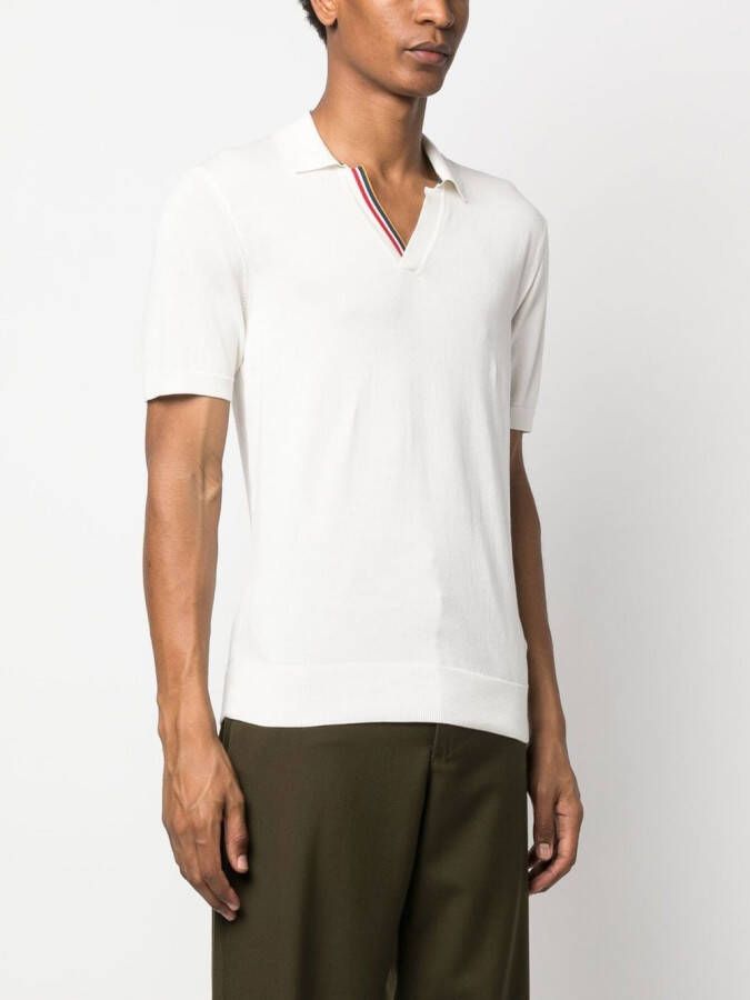 Orlebar Brown Poloshirt met V-hals Wit