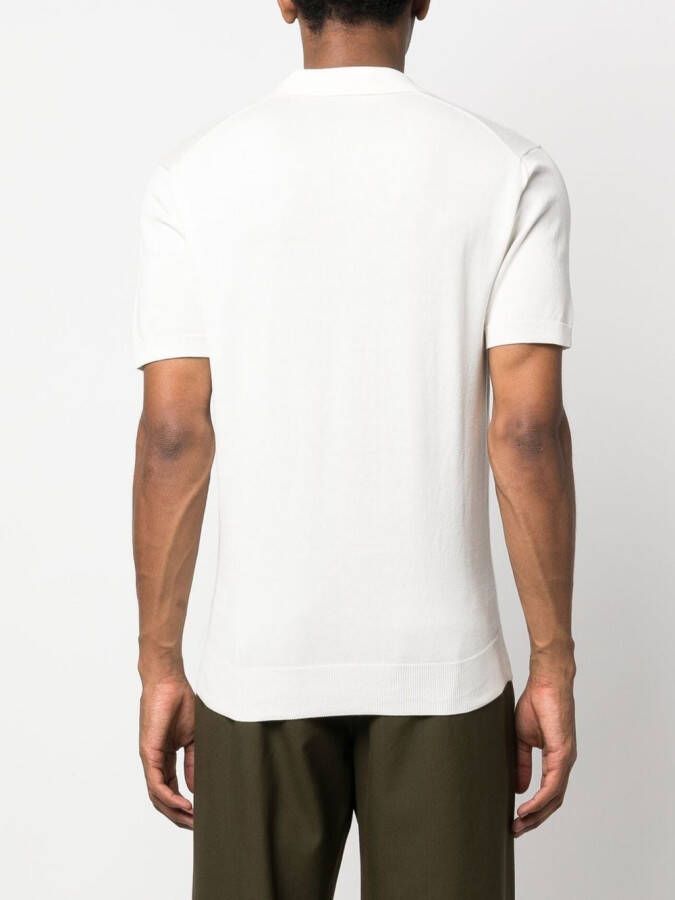 Orlebar Brown Poloshirt met V-hals Wit