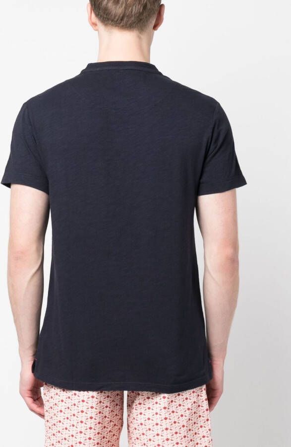 Orlebar Brown T-shirt met opgestikte zak Blauw