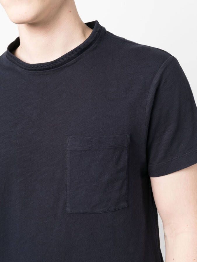 Orlebar Brown T-shirt met opgestikte zak Blauw