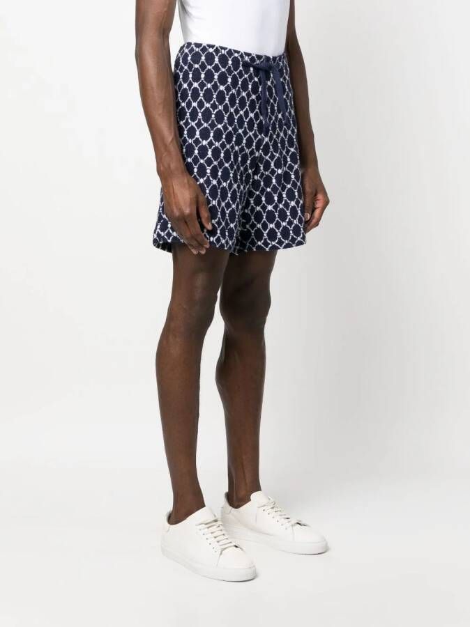 Orlebar Brown Trevone shorts met patroon Blauw