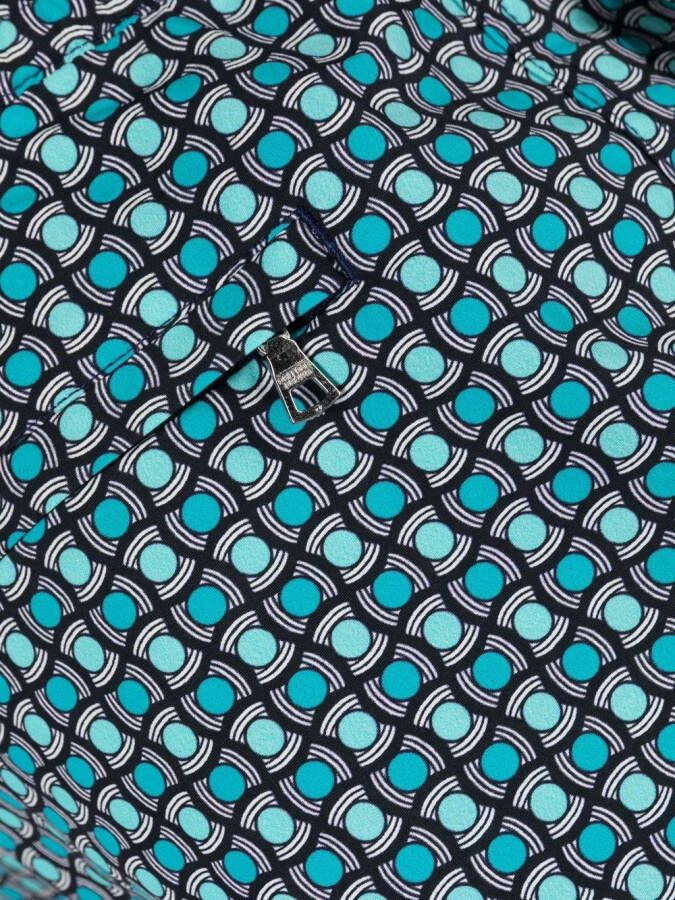 Orlebar Brown Zwembroek met bloemenprint Blauw