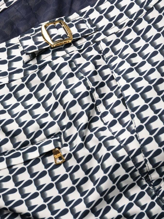 Orlebar Brown Zwembroek met grafische print Wit