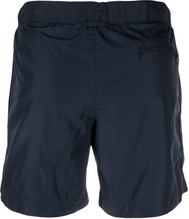 Orlebar Brown Zwembroek met logopatch Blauw
