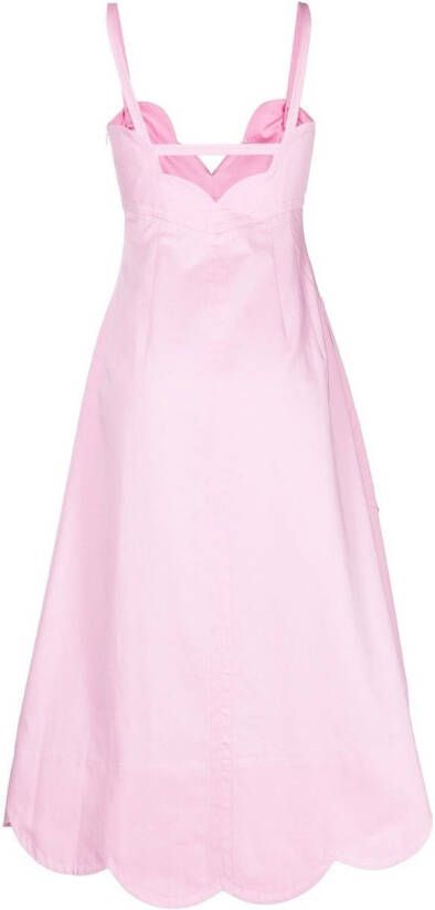 Oroton Gewelfde jurk Roze