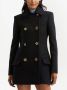 Oscar de la Renta Blazerjurk met knoopdetail Blauw - Thumbnail 4