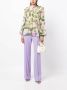 Oscar de la Renta Blouse met bloemenprint Groen - Thumbnail 2