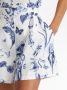Oscar de la Renta Shorts met bloemenprint Blauw - Thumbnail 5
