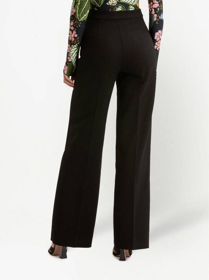 Oscar de la Renta High waist broek Zwart