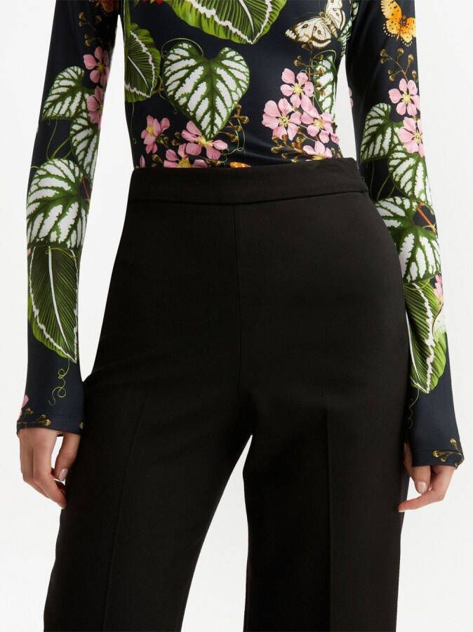 Oscar de la Renta High waist broek Zwart