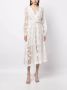 Oscar de la Renta Kanten midi-jurk Wit - Thumbnail 2