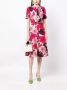 Oscar de la Renta Midi-jurk met print Roze - Thumbnail 2
