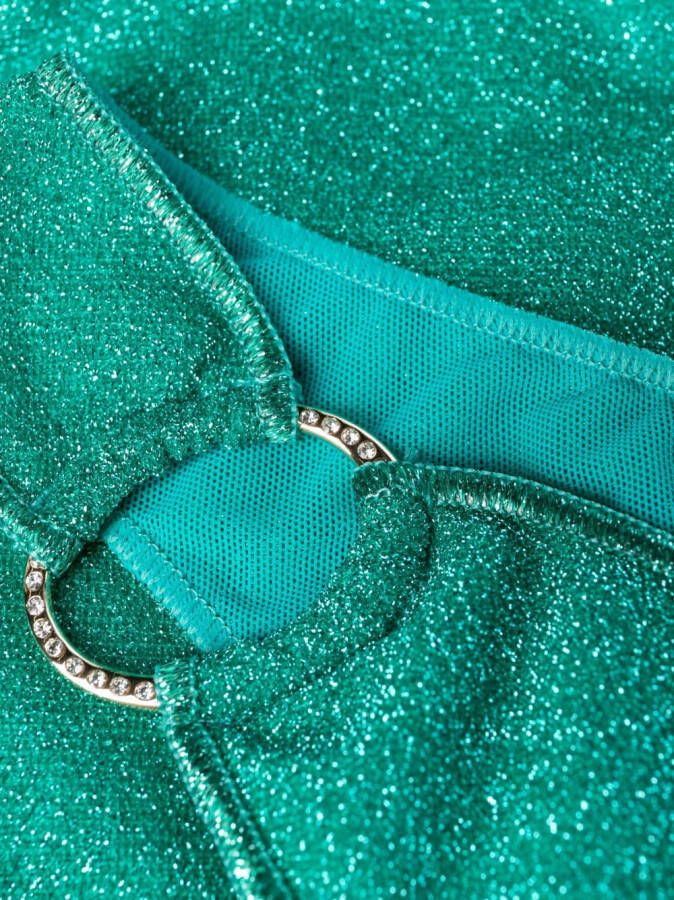 Oséree Bikinitop met lurex detail Blauw