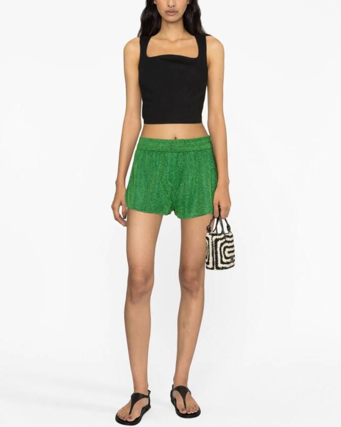 Oséree Metallic shorts Groen