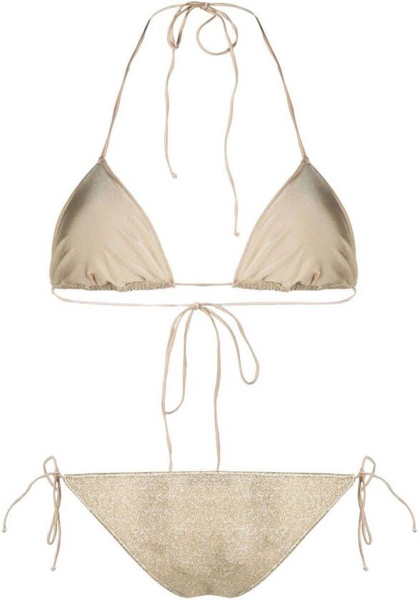 Oséree Metallic bikini Goud