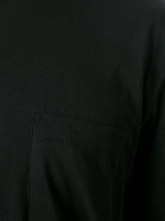 Osklen effen t-shirt Zwart