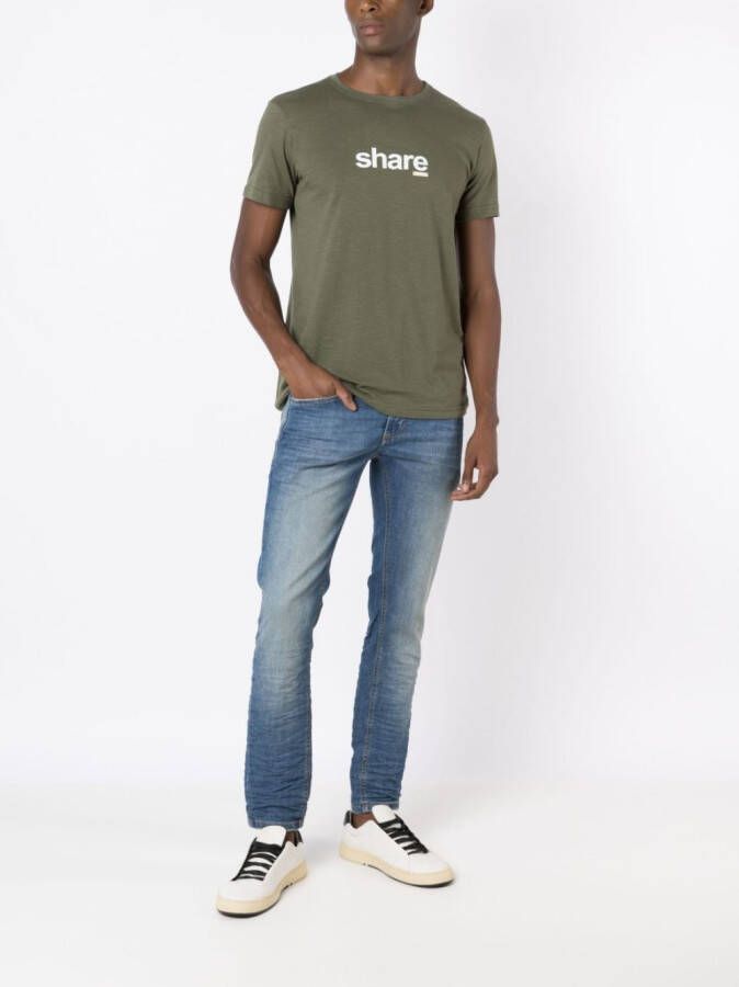 Osklen Slim-fit jeans Blauw