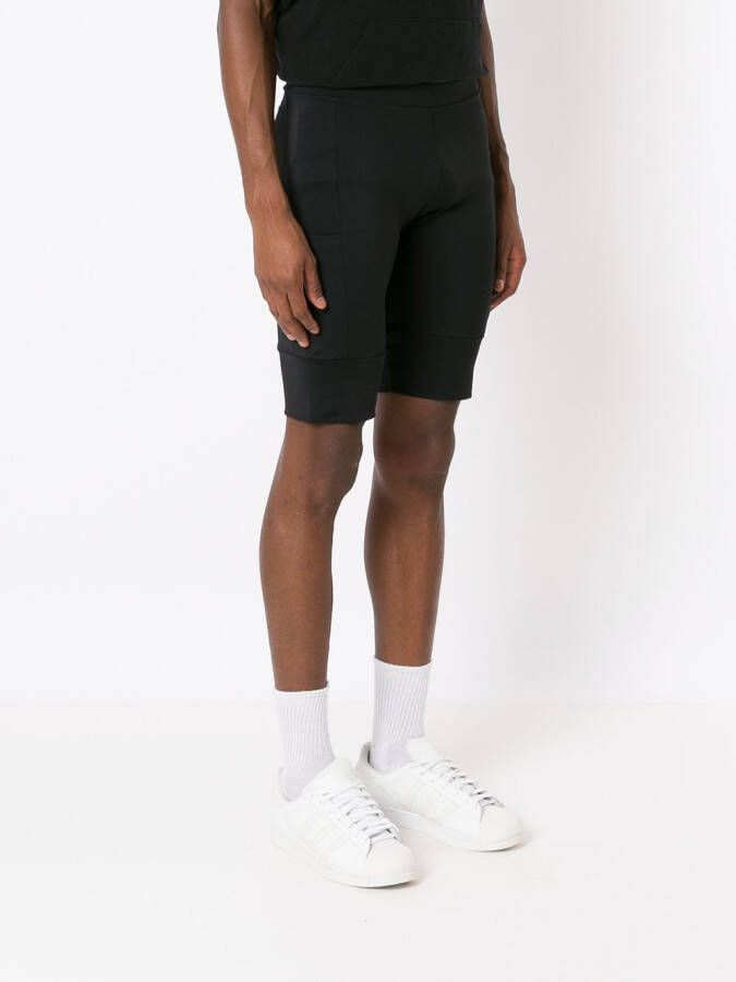 Osklen Fietsshorts met elastische taille Zwart