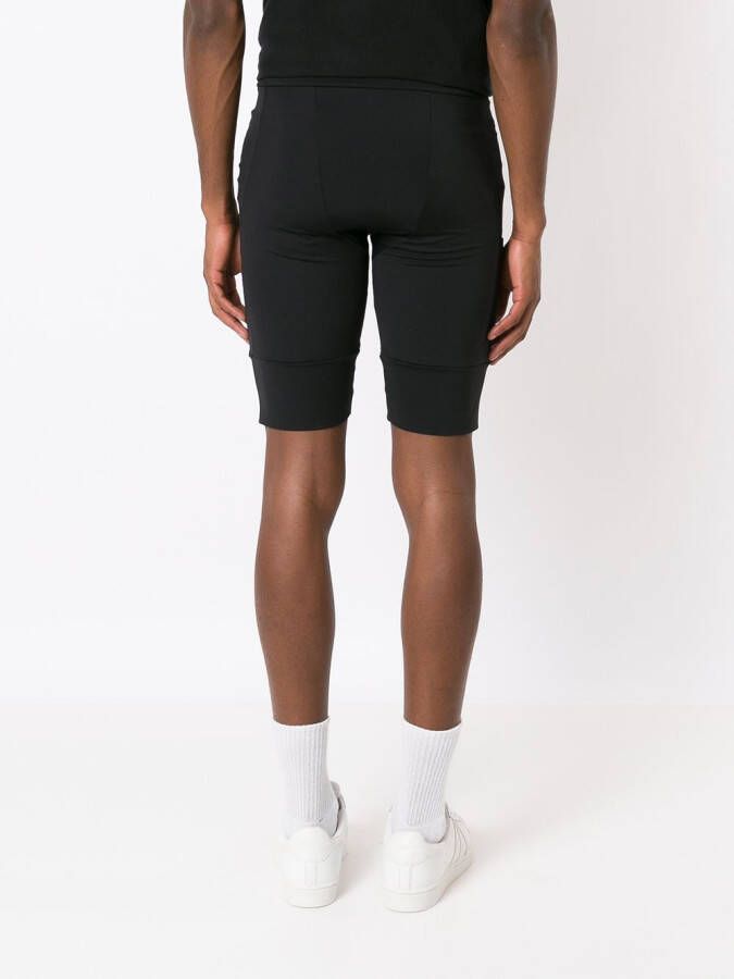 Osklen Fietsshorts met elastische taille Zwart