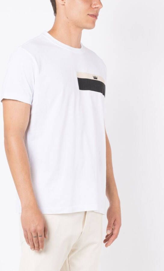 Osklen Gestreept T-shirt Wit