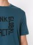 Osklen Katoenen T-shirt Blauw - Thumbnail 5