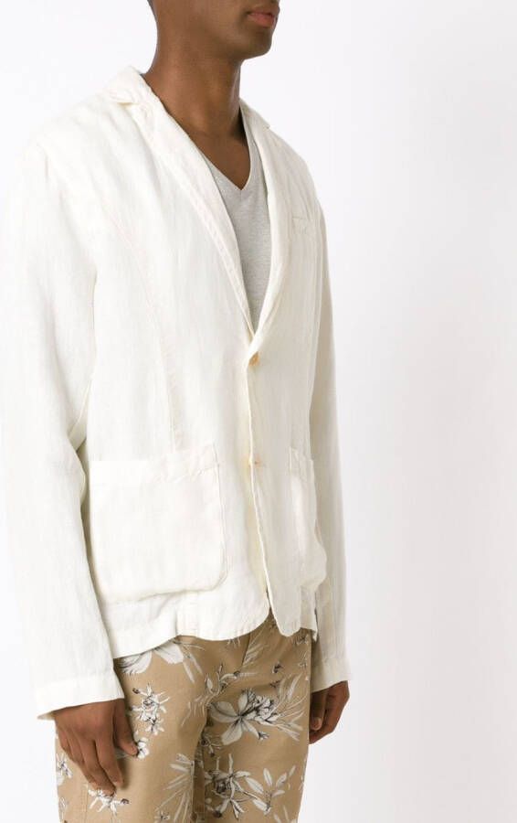 Osklen Linnen blazer Wit