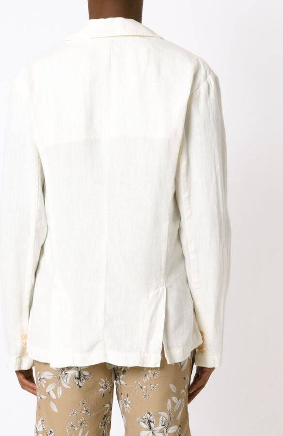 Osklen Linnen blazer Wit
