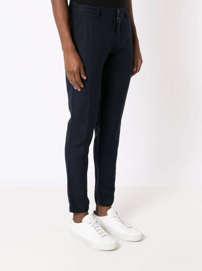 Osklen Linnen pantalon Blauw