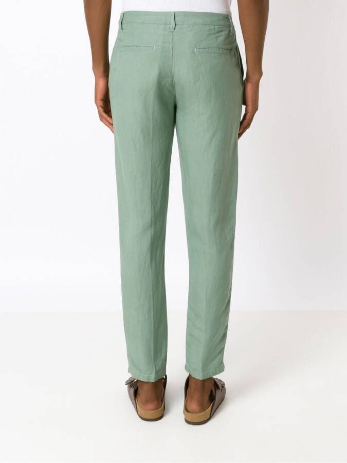 Osklen Linnen pantalon Groen