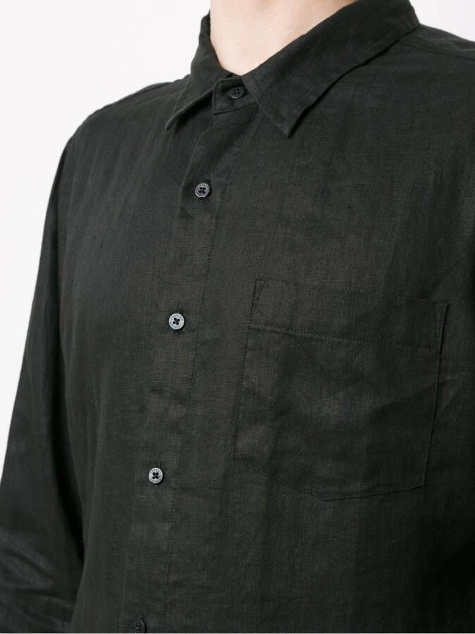 Osklen Linnen shirt Zwart