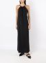 Osklen Maxi-jurk met halternek Zwart - Thumbnail 2