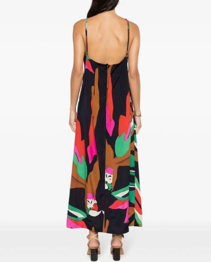 Osklen Maxi-jurk met print Veelkleurig