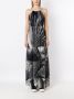 Osklen Maxi-jurk met spaghettibandjes Zwart - Thumbnail 2