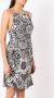 Osklen Midi-jurk met bloemenprint Zwart - Thumbnail 3